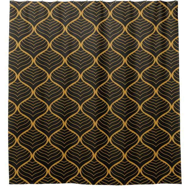 Classic Leaves Art Deco Seamless Pattern. Geometri (Front)