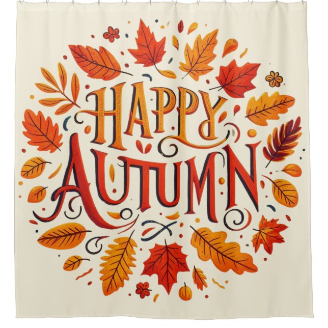 classic leaves & Happy Autumn  (Front)