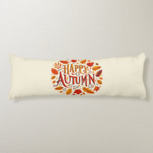 classic leaves & Happy Autumn Body Pillow
