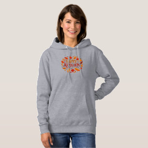 classic leaves & Happy Autumn Hoodie