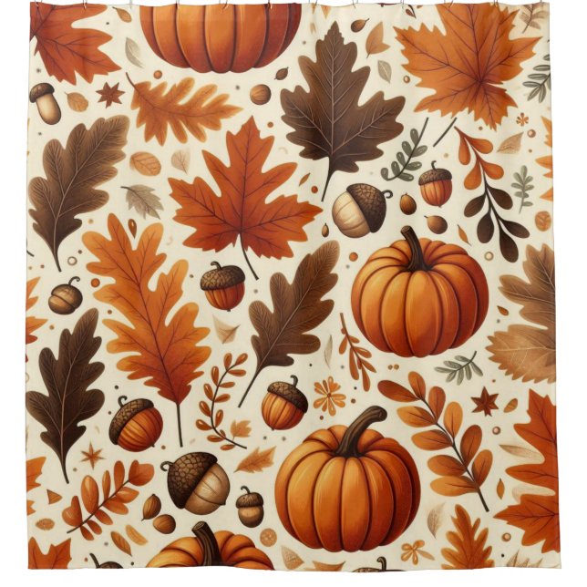 classic leaves/pumpkins/acorns Autumn  (Front)