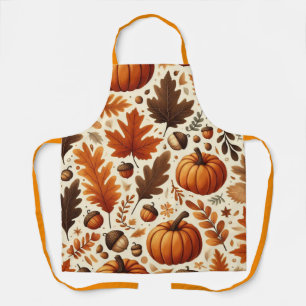 classic leaves/pumpkins/acorns Autumn Apron