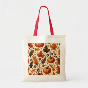classic leaves/pumpkins/acorns Autumn  Tote Bag