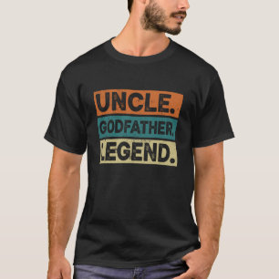 Classic Legendary Uncle Godfather Retro Vintage St T-Shirt