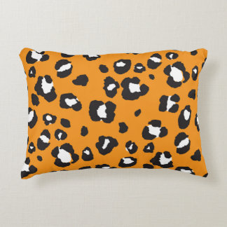 Classic Leopard Print Pattern Accent Pillow
