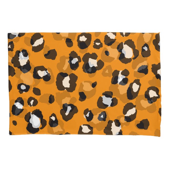 Classic Leopard Print Pattern Pillowcase (Front)