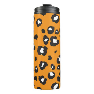 Classic Leopard Print Pattern Thermal Tumbler