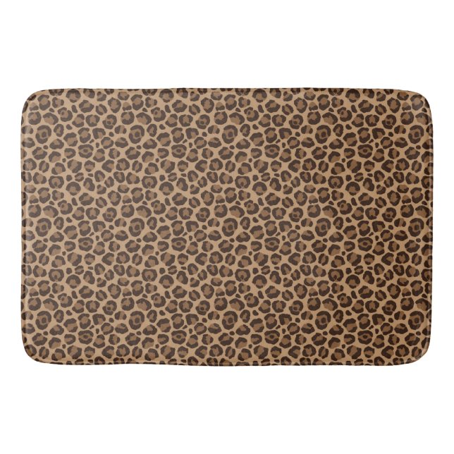 Classic Leopard Series Design 12 Bath Mat (Front)