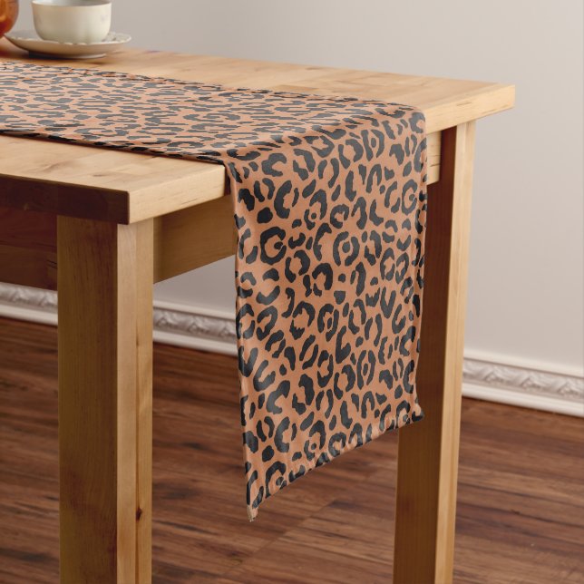 Classic Leopard Series Design 13  Medium Table Runner (In Situ)