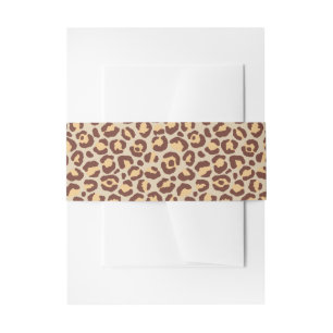 Classic Leopard Series Design 1 Invitation Belly Band