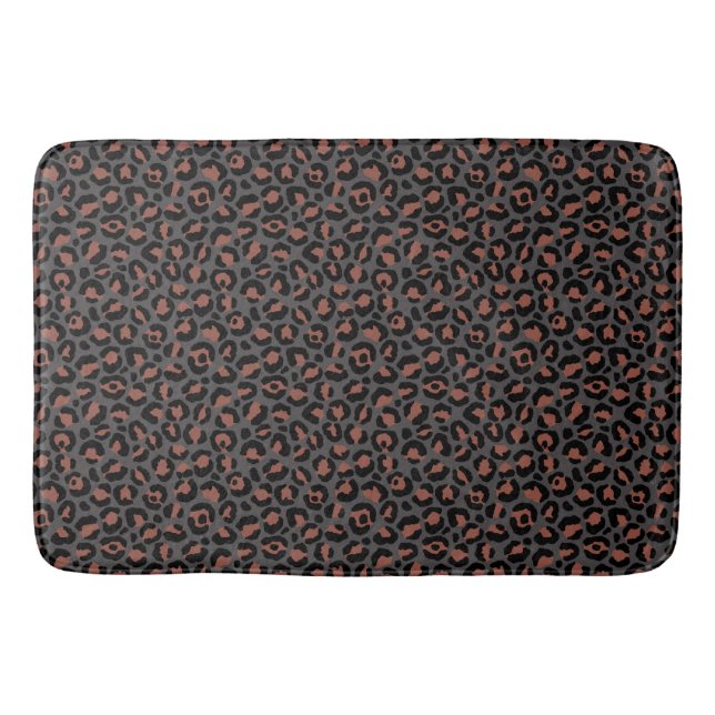 Classic Leopard Series Design 2  Bath Mat (Front)