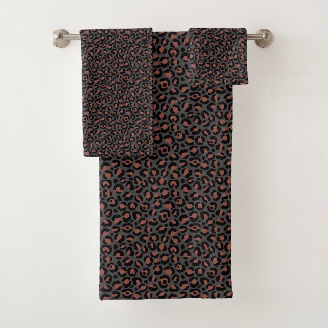 Classic Leopard Series Design 2    Bath Towel Set (Insitu)