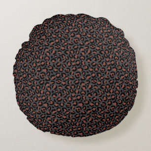 Classic Leopard Series Design 2 Round Pillow