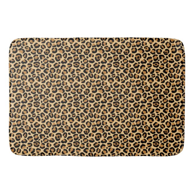 Classic Leopard Series Design 6 Bath Mat (Front)