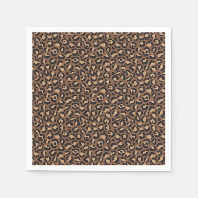 Classic Leopard Series Design 7  Napkin (Front)