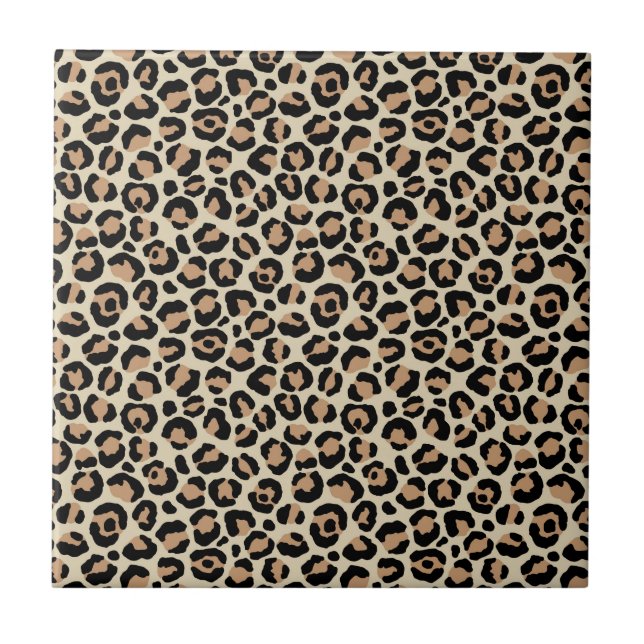 Classic Leopard Series Design 9  Tile (Front)