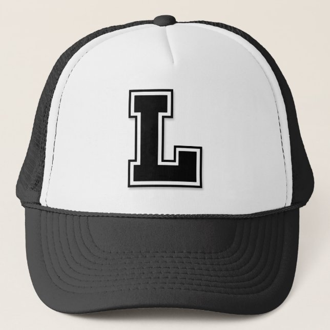 Classic Letter 'L' Trucker Hat (Front)