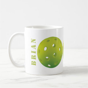 Classic Lime green 002 with name  Coffee Mug