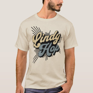 Classic Lindy Hop Swing Dancing Lovers T-Shirt