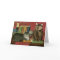 Classic Literary Cats Poe, Dickens Stoker Art Card