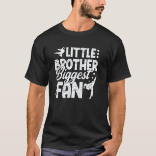 Classic Little Brother Biggest Fan Karate Brother T-Shirt