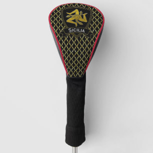Classic Look Sicilian Trinacria Golf Head Cover