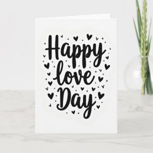 Classic Love Day Chevron Card