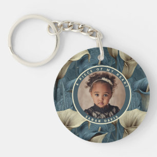 Classic love memory Photo Calla Lilies Keychain