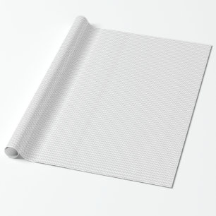 Classic Lt Grey Wht Thin#2 Chevron Zig-Zag Pattern Wrapping Paper