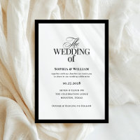 Classic Luxe | Elegant Black and White Wedding