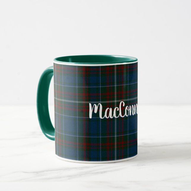 Classic MacConnell Tartan Plaid Mug (Front Left)