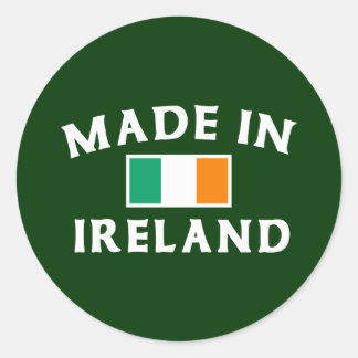 Classic Made In Ireland Round Sticker