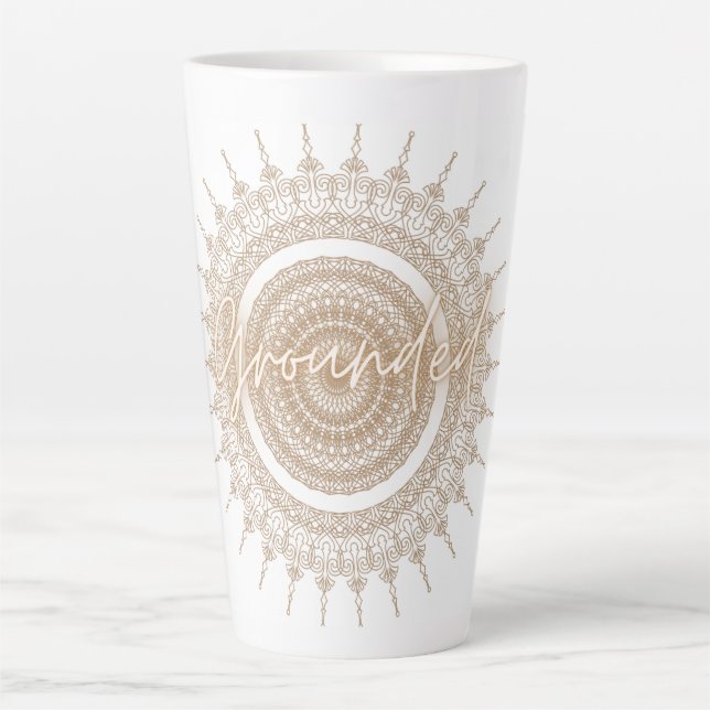 Classic Mandala Latte Mug (Front)