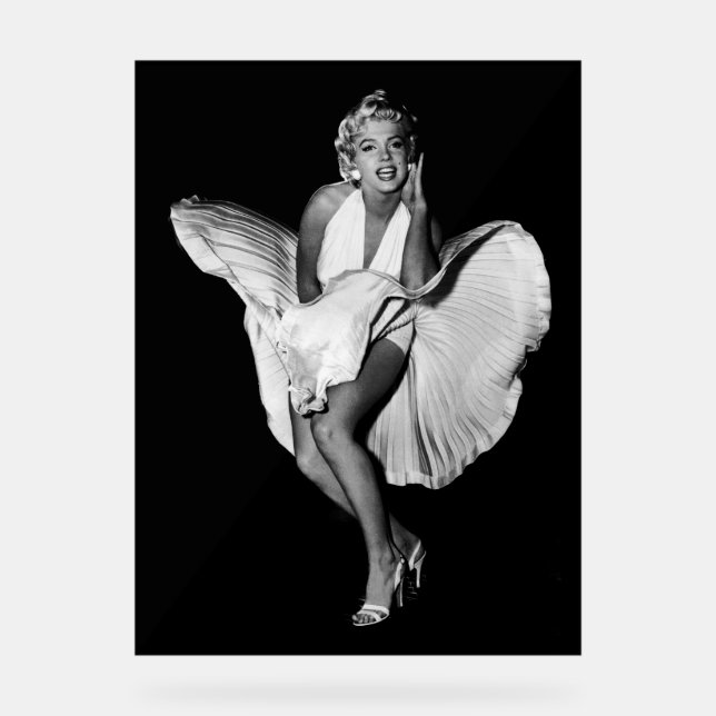 Classic Marilyn Monroe  Acrylic Sign (Front)