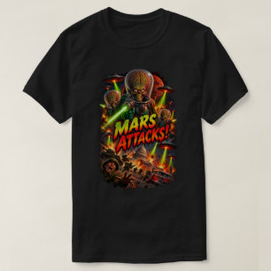 Classic Mars Attack Vintage Sci-Fi T-Shirt