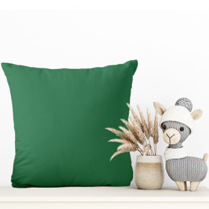 Classic Medium Emerald Green - Throw Pillow