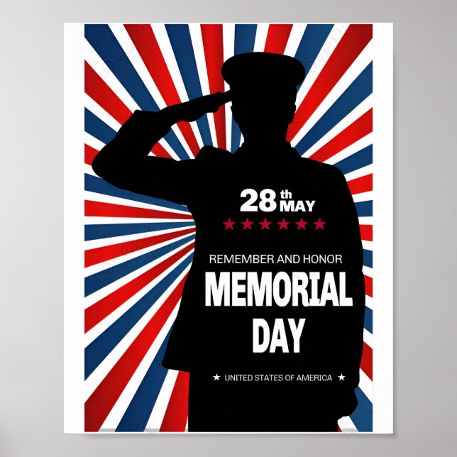 Classic Memorial Day Poster (Front)