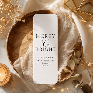 Classic Merry & Bright Christmas Holiday Return