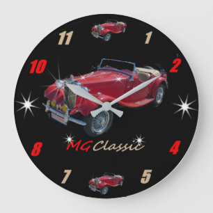 Classic MG Roadster Wallclock