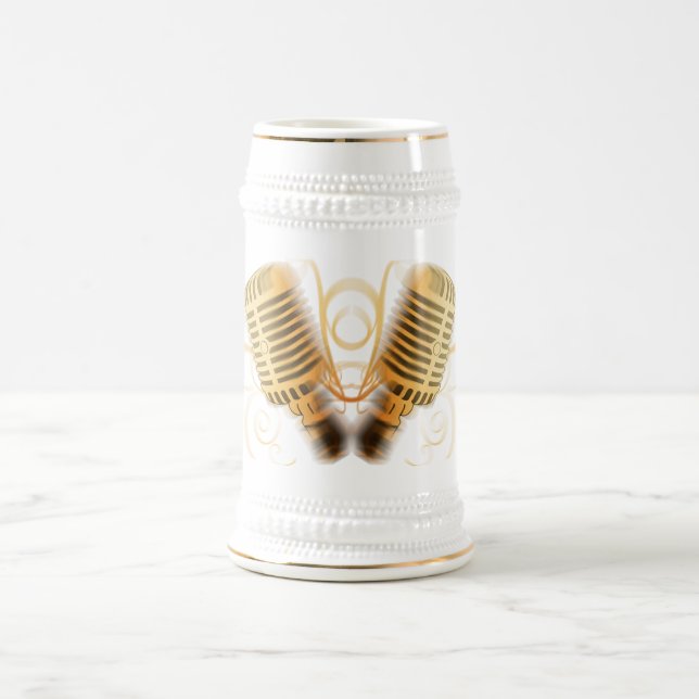Classic Mic Beer Stein (Center)