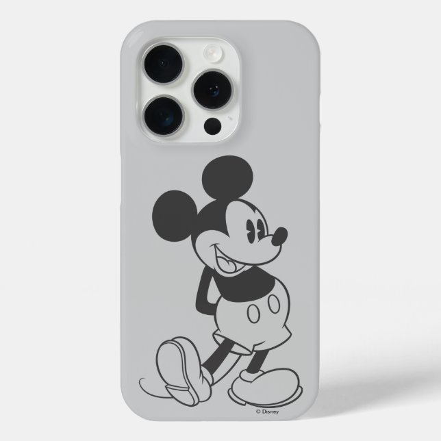 Classic Mickey | Black and White Case-Mate iPhone Case (Back)