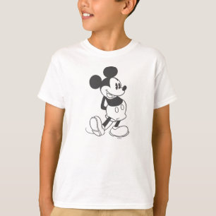 Classic Mickey Black and White T-Shirt