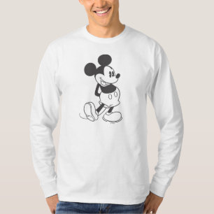 Classic Mickey Black and White T-Shirt