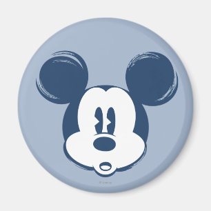 Classic Mickey Blue Head Magnet