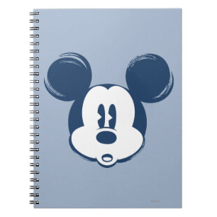 Classic Mickey Blue Head Notebook