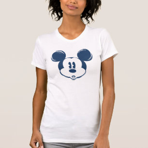 Classic Mickey   Blue Head T-Shirt