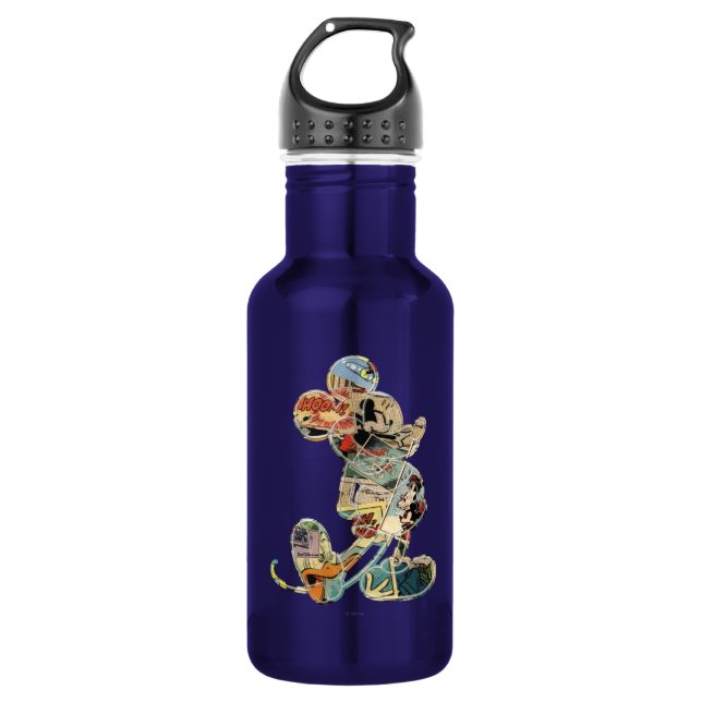 Classic Mickey | Comic Silhouette 532 Ml Water Bottle (Front)