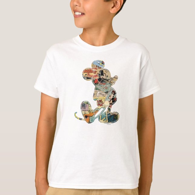 Classic Mickey | Comic Silhouette T-Shirt (Front)
