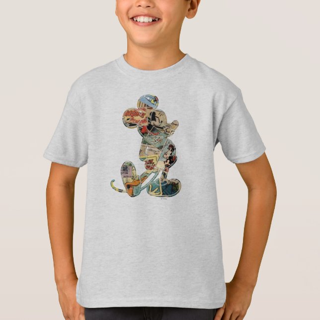 Classic Mickey | Comic Silhouette T-Shirt (Front)