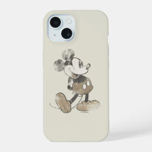 Classic Mickey Distressed - Add Your Name iPhone 15 Case